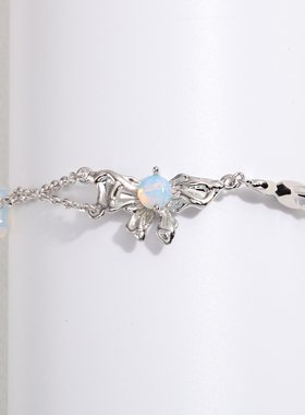 ZHUBAO饰界 | 纯银蛋白石手链