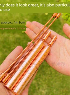 红铜红铜猎龙尺高精度螺纹检测棒猎龙穴位测试能量测量水脉搏仪辅
