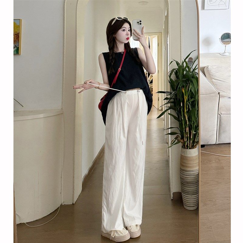 孕妇夏装套装宽松a字牛仔背心短裙2024新款休闲阔腿裤夏季两件套,淘宝优惠券,粉丝福利购,淘宝优惠卷