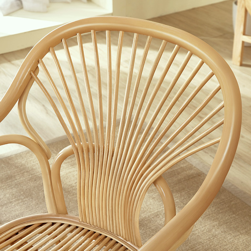 藤椅家用三件套休闲老人椅天然真藤编织茶桌椅组合单人阳台小椅子,淘宝优惠券,粉丝福利购,淘宝优惠卷