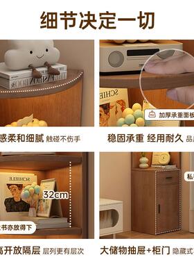 转角收纳柜墙角三角柜置物架客厅卧室角落多功能落地墙边柜子