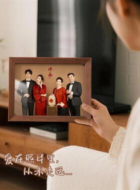 相框空框带玻璃洗照片做成摆台高级感加打印挂墙定制diy8寸7寸6寸