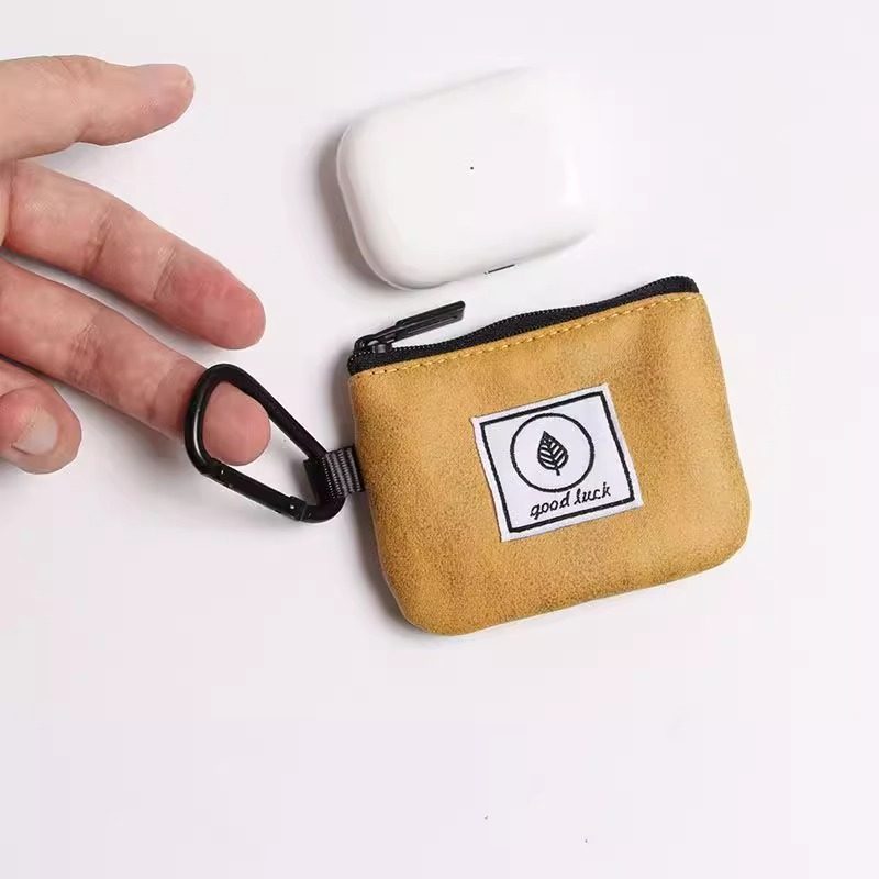2025新款迷你拉链零钱包耳机包收纳包卡包硬币包简约小巧零钱袋,淘宝优惠券,粉丝福利购,淘宝优惠卷