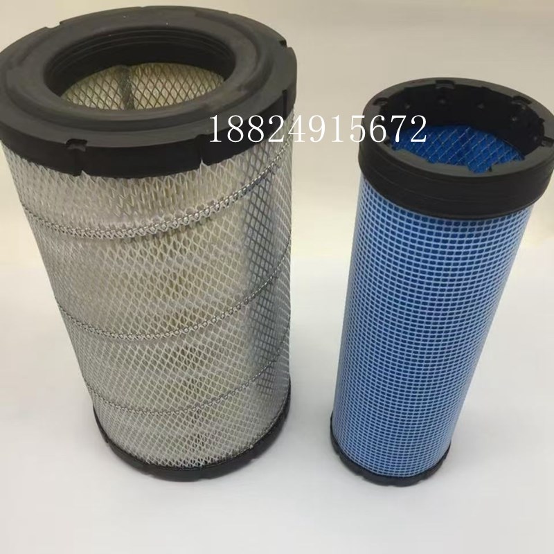 神钢SK200-6空气滤芯配件SK200-6E挖掘机空气滤芯滤清器挖掘机配 - 图0
