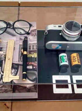 相机摆件样板间书房书桌摆件摄影道具模型新中式复古怀旧照相机