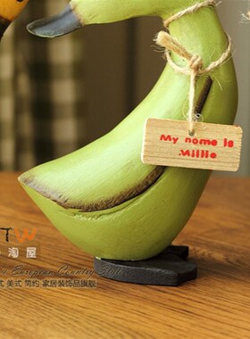 北欧装饰 木质套三鸭子 新婚结婚礼物 时尚创意家居饰品摆件婚庆