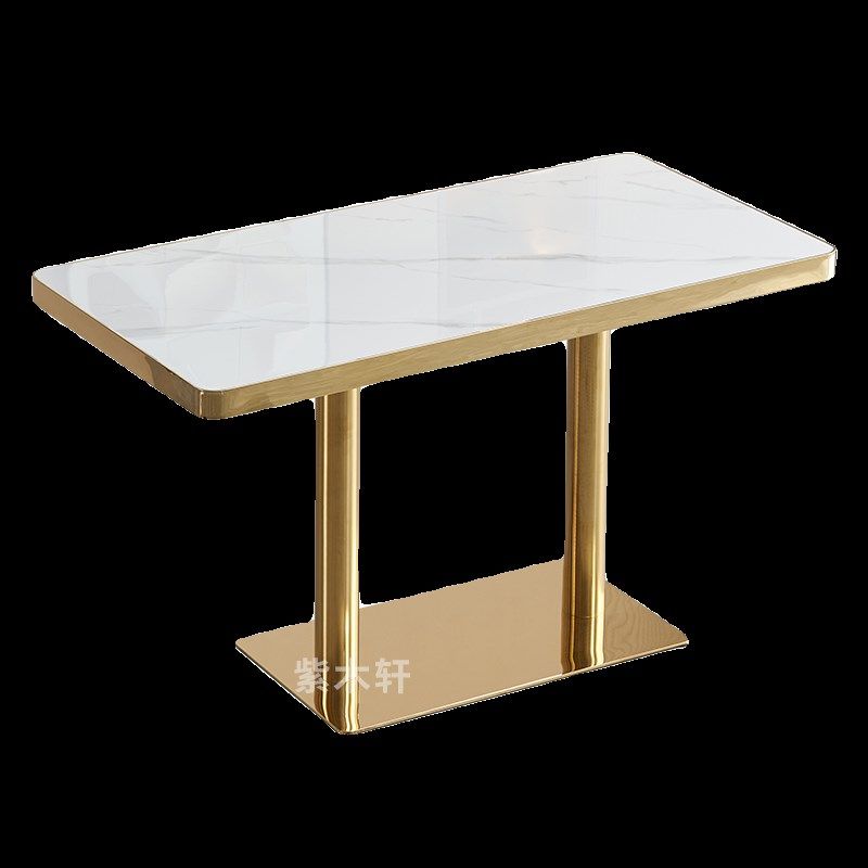 实木快餐桌椅大理石岩板桌小吃店餐饮商用面馆桌椅组合火锅烧烤桌,淘宝优惠券,粉丝福利购,淘宝优惠卷