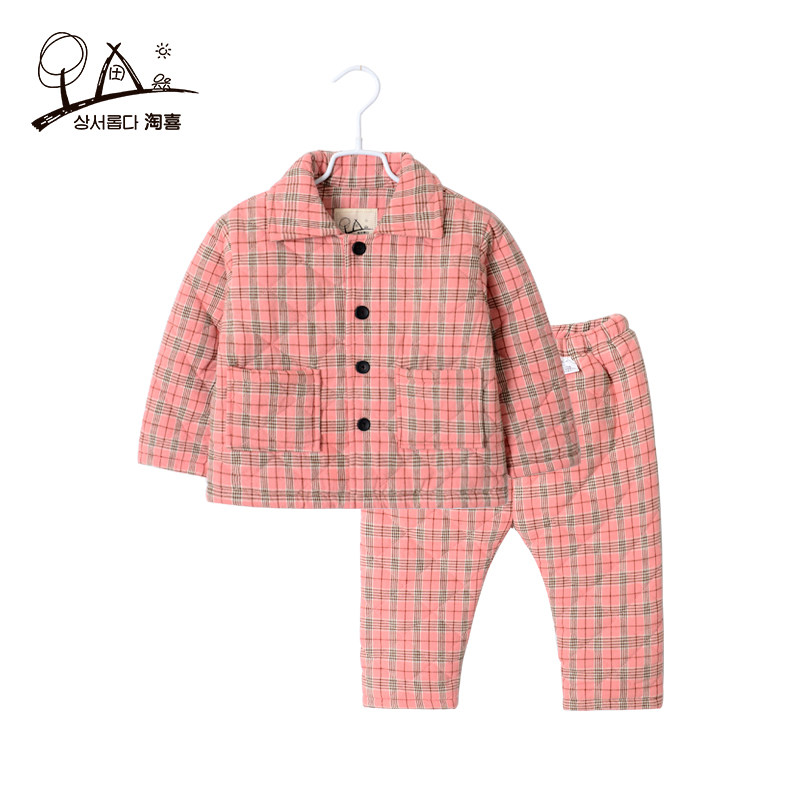 宝宝家居服套装加厚夹棉男女童装冬季棉衣冬款厚男童睡衣套装秋冬,淘宝优惠券,粉丝福利购,淘宝优惠卷