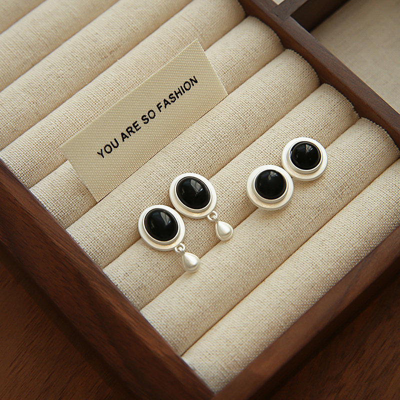 复古水滴轻奢耳环2023新款爆款秋冬高级感气质耳坠气质小众耳饰女,淘宝优惠券,粉丝福利购,淘宝优惠卷