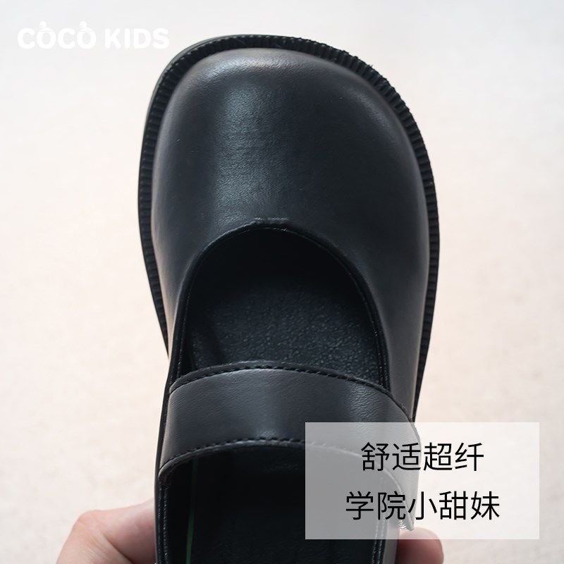 女童皮鞋2025春秋新款小女孩软底公主鞋英伦风浅口单鞋儿童豆豆鞋,淘宝优惠券,粉丝福利购,淘宝优惠卷