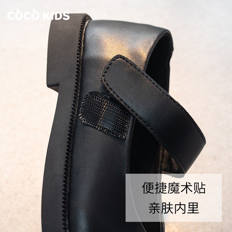 女童皮鞋2025春秋新款小女孩软底公主鞋英伦风浅口单鞋儿童豆豆鞋,淘宝优惠券,粉丝福利购,淘宝优惠卷