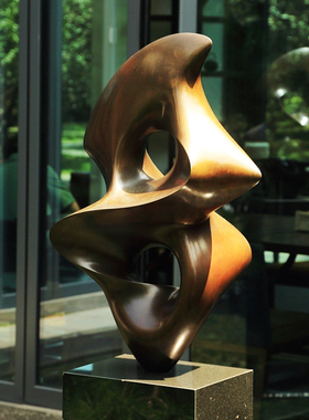 户外大型不锈钢景观创意雕塑园林广场金属抽象塑像售楼部落地摆件