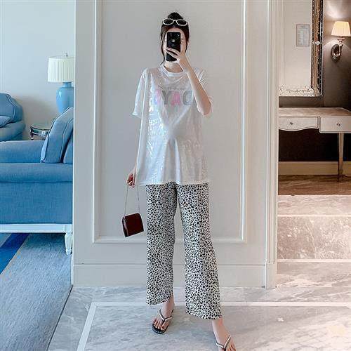 孕妇阔腿裤托腹裤夏季新款2020时尚款宽松阔腿雪纺长裤薄款,淘宝优惠券,粉丝福利购,淘宝优惠卷