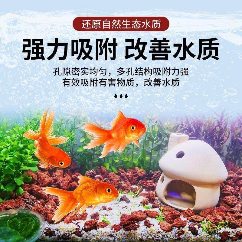 火山石颗粒鱼缸专用水族造景火山岩底砂大块鱼缸过滤材古法养鱼石,淘宝优惠券,粉丝福利购,淘宝优惠卷