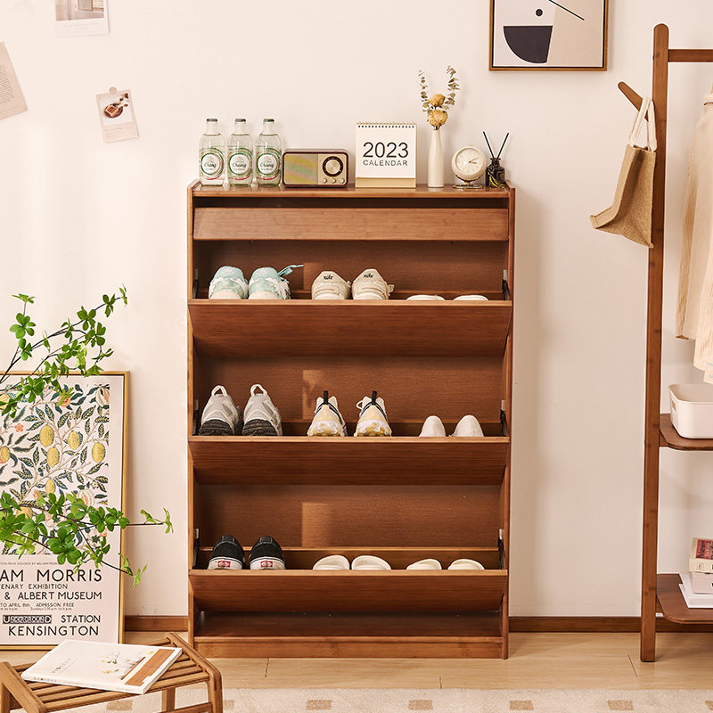 鞋柜收纳柜一体靠墙门口家用鞋架入户玄关小户型室内鞋子储物柜子,淘宝优惠券,粉丝福利购,淘宝优惠卷