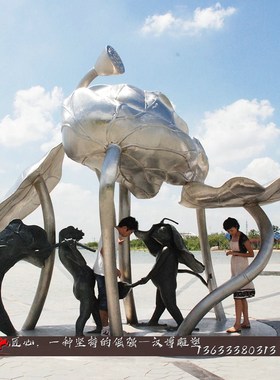 玻璃钢仿铜人物雕塑城市广场大型抽象人像铜雕人物制做厂家可定制
