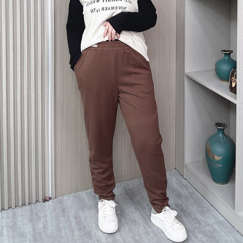 春秋新款休闲裤女装大码胖mm松紧腰宽松显瘦时尚百搭阔腿哈伦裤子,淘宝优惠券,粉丝福利购,淘宝优惠卷