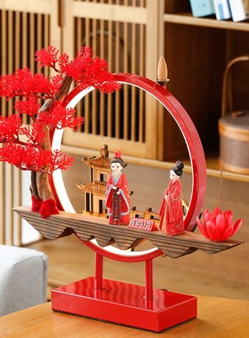 新人婚房结婚礼物新婚闺蜜创意婚庆用品装饰品喜庆情人节高档摆件