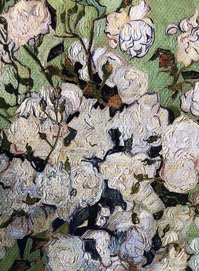 梵高桌面摆件情侣艺术小众礼物7寸复古相框摆台精致油画装饰画