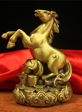 纯铜十二生肖整套铜鼠牛虎龙蛇马羊鸡狗猪客厅桌面办公室礼品摆件