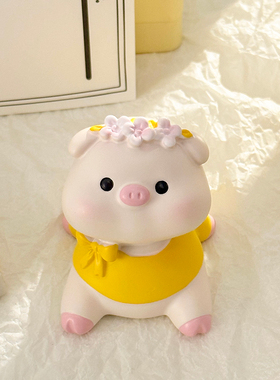 可爱动物小摆件创意卡通公仔办公室桌面车内装饰治愈系生日礼物