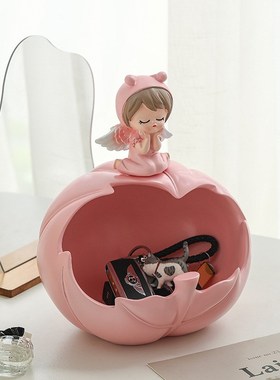 入户进门口玄关钥匙收纳摆件托盘客厅创意家居装饰品乔迁新居礼物