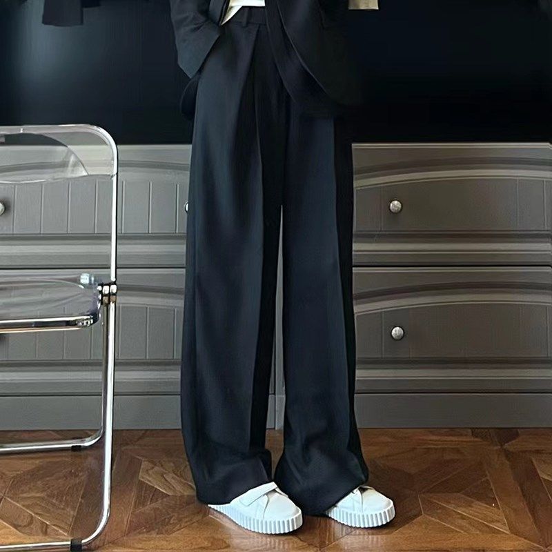 休闲时尚洋气高级感气质女神范通勤西装外套阔腿裤两件套装女春季,淘宝优惠券,粉丝福利购,淘宝优惠卷