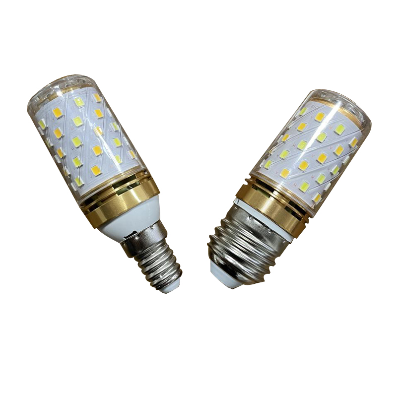 LED灯泡节能省电E14螺口E27螺口12瓦吊灯吸顶灯暖光三色智能灯泡 - 图2