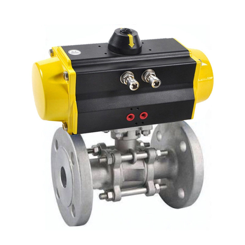 科威纳气动304不锈钢三片式法兰球阀二通丝扣单双作用开关阀美标,淘宝优惠券,粉丝福利购,淘宝优惠卷