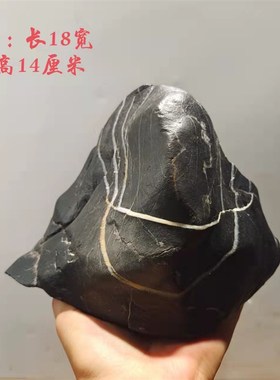天然灵璧石盆景石 鱼缸造景 龟纹石根抱石 盆造景 盆景石料