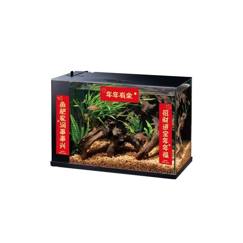 酷爬鱼缸水族箱对联春联装饰门贴龟缸宠物喜庆装饰新年迷你小对联,淘宝优惠券,粉丝福利购,淘宝优惠卷