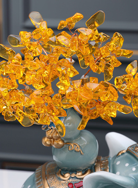 大象摆件一对轻奢招财乔迁新家居酒柜电视柜客厅玄关装饰结婚礼品