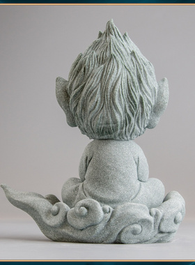 青砂石灵猴悟空创意国潮居家办公装饰大圣美猴王桌面摆件朋友送礼