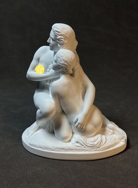 丹麦艺术人物雕塑桌面酒柜书架梳妆台装饰摆件手工制作节日伴手礼