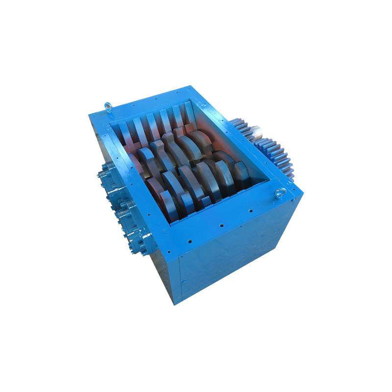 Small double-shaft shredder chassis waste cans plastic metal electronic waste plastic shredder chassis