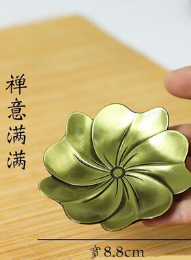 特大号黄铜九孔香插藏香大孔香插底座线香座家用室内外八宝香盘