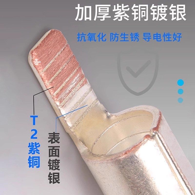 C45空气开关插片插针冷压接线端子铜鼻子线耳接电线连接器1000只,淘宝优惠券,粉丝福利购,淘宝优惠卷