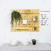 Living room shelf wall storage wall bedroom board board kitchen wall Nordic solid wood hole one-word wooden custom