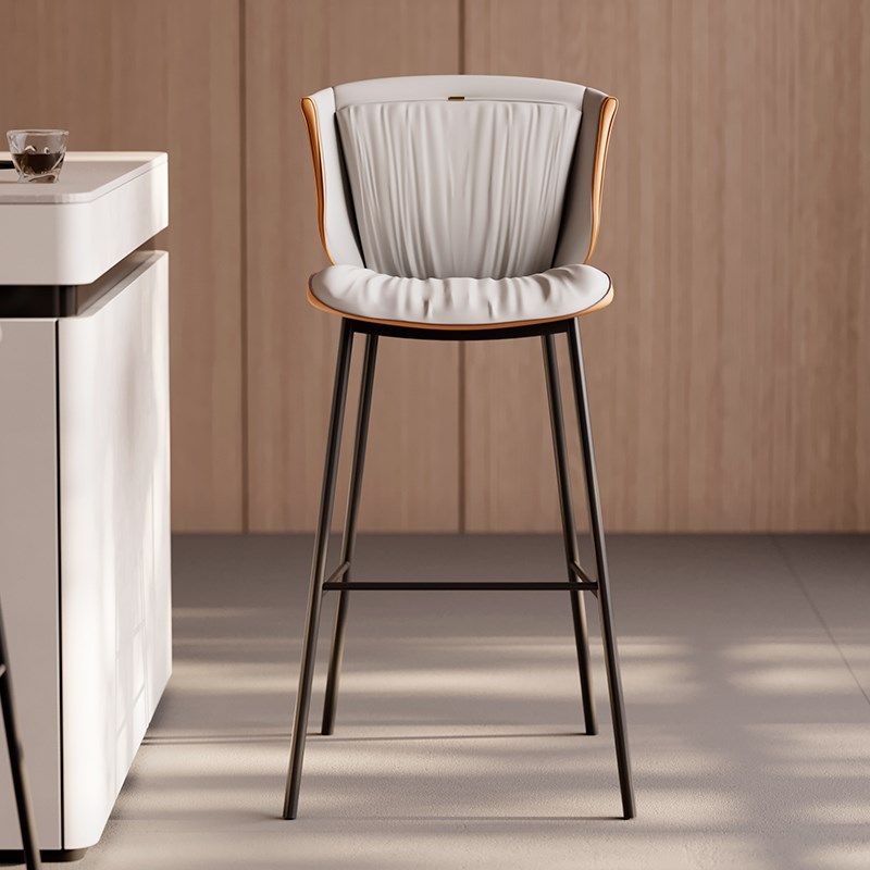 吧椅家用轻奢吧台凳铁艺高脚椅酒吧椅咖啡厅现代简约吧台椅岛台凳,淘宝优惠券,粉丝福利购,淘宝优惠卷