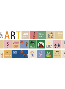 音乐教室布置装饰墙舞蹈艺术培训构背景纸班级纸画