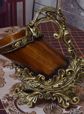 欧式复古奢华红酒酒架摆件创意客厅家用美式中式酒柜子古典装饰品