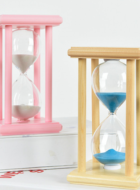 时间沙漏计时器3/15/30/60分钟礼物刷牙儿童防摔创意实用个性摆件