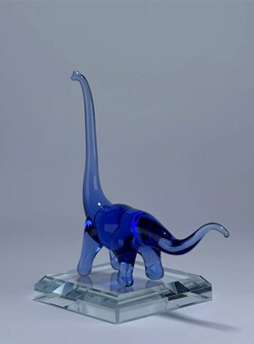 水晶长颈龙创意客厅玄关摆件电视柜酒柜橱窗家居装饰品玩具礼物