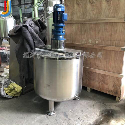 厂家直销500L立式单层不锈钢搅拌罐 视频饮料配液罐 液体搅拌罐 - 图1