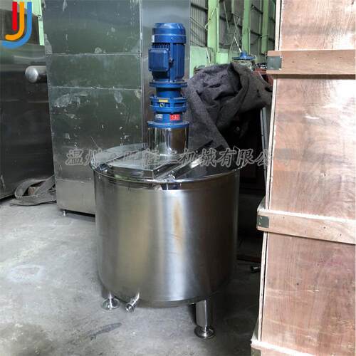厂家直销500L立式单层不锈钢搅拌罐 视频饮料配液罐 液体搅拌罐 - 图0
