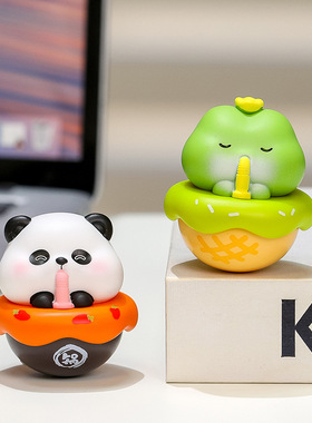 不倒翁卡通治愈系摆件家居桌面办
