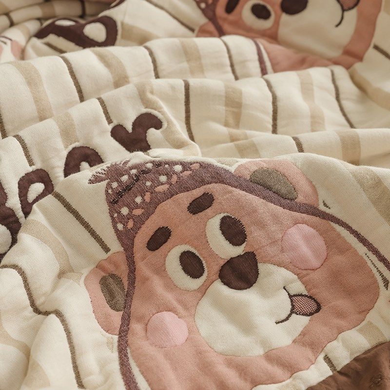 十层纱布毯毛巾被全棉春秋冬季加厚泡芙被子单双人纯棉婴儿童盖毯,淘宝优惠券,粉丝福利购,淘宝优惠卷