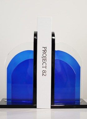 轻奢现代c简约书靠摆件办公室办公桌高档软装饰品家居书房艺术摆