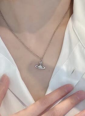 Vivanne西太后同款项链女珐琅项链立体吊坠小众设计链式饰品