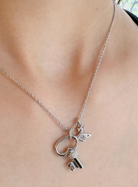 【新品】西太后Baya Pendant小众复古钥匙吊坠男女情侣项链
